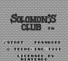 Image n° 1 - screenshots  : Solomon's Club